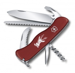 GR1711131029 Victorinox Hunter. Нож перочинный VICTORINOX Hunter, 111 мм, 12 функций, с фиксатором лезвия, красный