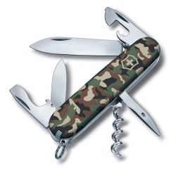 VX19N-GRN2 Victorinox Spartan. Нож перочинный VICTORINOX Spartan, 91 мм, 12 функций, камуфляж