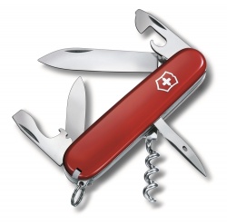 VX23030619 Victorinox Spartan. Нож перочинный VICTORINOX Spartan, 91 мм, 12 функций, лезвие и инструменты из нержавеющей стали, рукоять из красного пластика, в блистере