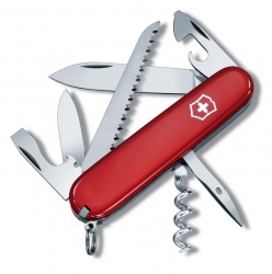 VX19N-RED4 Victorinox Camper. Нож перочинный VICTORINOX Camper, 91 мм, 13 функций, красный