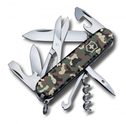 GR1711131016 Victorinox Climber. Нож перочинный VICTORINOX Climber, 91 мм, 14 функций, зелёный камуфляж