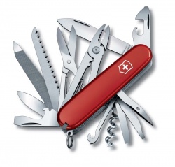 VX19N-RED15 Victorinox Handyman. Нож перочинный VICTORINOX Handyman, 91 мм, 24 функции, красный