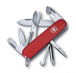 VX19N-RED24 Victorinox Super Tinker. Нож перочинный VICTORINOX Super Tinker, 91 мм, 14 функций, красный