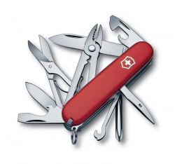 VX19N-RED11 Victorinox Deluxe Tinker. Нож перочинный VICTORINOX Deluxe Tinker, 91 мм, 17 функций, красный