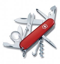 VX19N-RED12 Victorinox Explorer. Нож перочинный VICTORINOX Explorer, 91 мм, 16 функций, красный