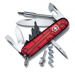 VX22N-RED1 Victorinox CyberTool. Нож перочинный VICTORINOX CyberTool 29, 91 мм, 27 функций, полупрозрачный красный