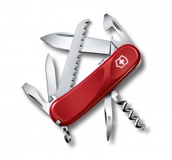 VX31N-RED16 Victorinox Evolution. Нож перочинный VICTORINOX Evolution S13, 85 мм, 14 функций, с фиксатором лезвия, красный