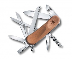 VX32N-BRN6 Victorinox EvoWood. Нож перочинный VICTORINOX EvoWood 17, 85 мм, 13 функций, рукоять из орехового дерева