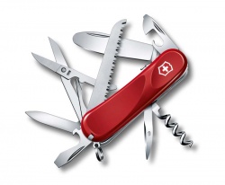 VX32N-BRN11 Victorinox Junior. Нож перочинный VICTORINOX Junior 03, 85 мм, 15 функций, с фиксатором лезвия, красный