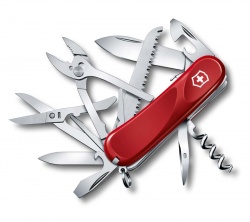 VX31N-RED1 Victorinox Evolution. Нож перочинный VICTORINOX Evolution S52, 85 мм, 20 функций, с фиксатором лезвия, красный