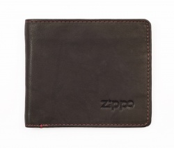 GR220119211 Zippo. Портмоне ZIPPO, цвет "мокко", натуральная кожа, 11x1,2x10 см
