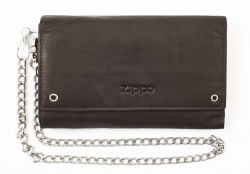 GR220119220 Zippo. Бумажник байкера ZIPPO, цвет "мокко", натуральная кожа, 17x3,5x11 см