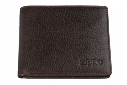 GR220119218 Zippo. Портмоне ZIPPO, коричневый, натуральная кожа, 10,8?1,8?8,6 см