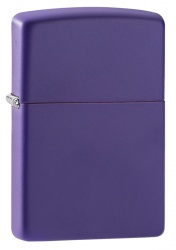 GR220119025 Zippo Классическая. Зажигалка ZIPPO Classic с покрытием Purple Matte, латунь/сталь, фиолетовая, матовая, 38x13x57 мм