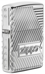 GR220119138 Zippo Armor™. Зажигалка ZIPPO Armor® с покрытием High Polish Chrome, латунь/сталь, серебристая, 38x13x57 мм