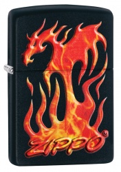 GR220119137 Zippo Классическая. Зажигалка ZIPPO Classic с покрытием Black Matte, латунь/сталь, чёрная, матовая, 38x13x57 мм