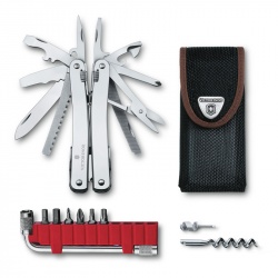 GR210919207 Victorinox. Мультитул VICTORINOX SwissTool Spirit X Plus, 105 мм, 35 функций, в нейлоновом чехле