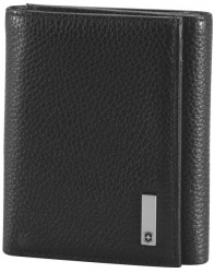 VX200512148 Victorinox Altius. Портмоне VICTORINOX Altius 3.0 Athens, чёрное, натуральная тиснёная кожа наппа, 9x3x10 см