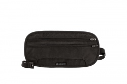 GR1711131324 Victorinox Lifestyle and Travel Accessories. Портмоне на пояс VICTORINOX Deluxe, с защитрй от сканирования RFID, чёрное, полиэстер, 29x1x14 см
