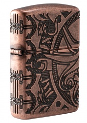 GR220119114 Zippo Armor™. Зажигалка ZIPPO Armor™ с покрытием Antique Copper™, латунь/сталь, медная, матовая, 38x13x57 мм