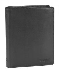 BG220702177 Bugatti Primo. Портмоне BUGATTI Primo, чёрное, натуральная воловья кожа, 10х1,5х12,5 см