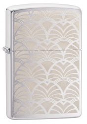 GR220119029 Zippo Классическая. Зажигалка ZIPPO Classic с покрытием Brushed Chrome, латунь/сталь, серебристая, матовая, 38x13x57 мм