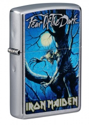 GR220119040 Zippo Классическая. Зажигалка ZIPPO Iron Maiden с покрытием Street Chrome™, латунь/сталь, серебристая, 38x13x57 мм