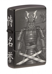 GR220119042 Zippo Классическая. Зажигалка ZIPPO Knight Fight с покрытием High Polish Black, латунь/сталь, чёрная, 38x13x57 мм