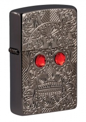 GR220119037 Zippo Armor™. Зажигалка ZIPPO Armor™ Crystal с покрытием High Polish Black Ice®, латунь/сталь, чёрная, 38x13x57 мм