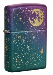 GR220119066 Zippo Классическая. Зажигалка ZIPPO Starry Sky с покрытием Iridescent, латунь/сталь, фиолетовая, матовая, 38x13x57 мм