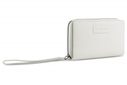 BG22121353 Bugatti ELSA. Кошелёк женский BUGATTI Elsa, с защитой данных RFID, белый, воловья кожа/полиэстер, 15,5х3х9,5 см