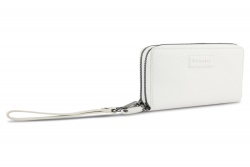BG22121362 Bugatti ELSA. Кошелёк женский BUGATTI Elsa, с защитой данных RFID, белый, воловья кожа/полиэстер, 19х3х10,5 см