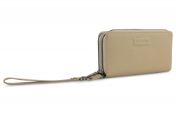 BG22121363 Bugatti ELSA. Кошелёк женский BUGATTI Elsa, с защитой данных RFID, песочного цвета, воловья кожа/полиэстер, 19х3х10,5 см