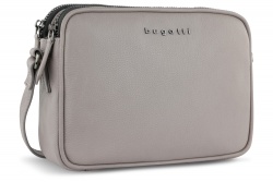 BG2303279 Bugatti BELLA. Сумка кросс-боди женская BUGATTI Bella, бежевая, воловья кожа/полиэстер, 22х6х15,5 см