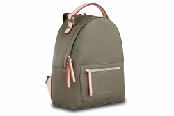 BG22070279 Bugatti ELLA. Рюкзак женский BUGATTI Ella, оливковый, полиуретан, 24х11,5х28 см