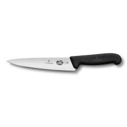 GRVX10519 Victorinox Fibrox. Нож разделочный VICTORINOX Fibrox с лезвием из нержавеющей стали 19 см и рукоятью из пластика чёрного цвета