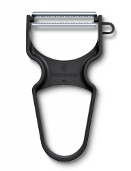 VX21012044 Victorinox RAPID Peeler. Овощечистка VICTORINOX RAPID, серрейторное лезвие из нержавеющей стали, чёрная
