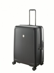 VX200512240 Victorinox Connex. Чемодан VICTORINOX Connex, чёрный, поликарбонат Makrolon, 52x32x74 см, 107 л