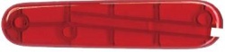 GR171113151 Victorinox Запчасти. Задняя накладка для ножей VICTORINOX 84 мм, пластиковая, полупрозрачная красная