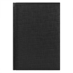 PB22033014 Portobello City Flax. Ежедневник недатированный City Flax 145х205 мм, без календаря, черный