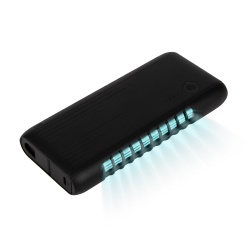 PB220330320 Portobello Uno. Внешний аккумулятор с встроенной УФ лампой Uno 6000 mAh, черный