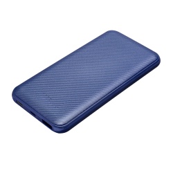 PB220330466 Portobello Carbon. Внешний аккумулятор Carbon PB 10000 mAh, синий металлик