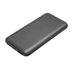 PB220330468 Portobello Carbon. Внешний аккумулятор Carbon PB 10000 mAh, графитовый металлик