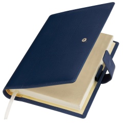 PB220330655 Portobello Royal. Ежедневник-портфолио Royal недатированный в подарочной коробке, синий