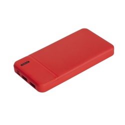 PB220330725 Portobello Skyline. Внешний аккумулятор с подсветкой Skyline Plus 10000 mAh, красный