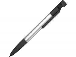OA2408286897 Ручка-стилус пластиковая шариковая многофункциональная (6 функций) Multy, серебристый