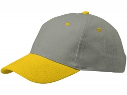 OA30TX-57 Slazenger. Бейсболка Grip, серый/желтый