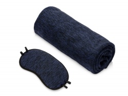 OA2102095639 Набор для путешествия Comfort с пледом и маской, синий