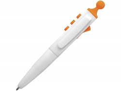 OA183032842 Ручка шариковая Clic Pen, белый/оранжевый