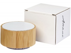 OA2003027778 Avenue. Бамбуковый Bluetooth®динамик Cosmos, дерево,белый